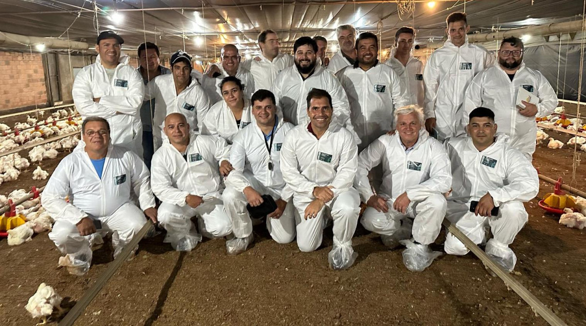 Los participantes de Tour Pollo de Engorde Paraguay